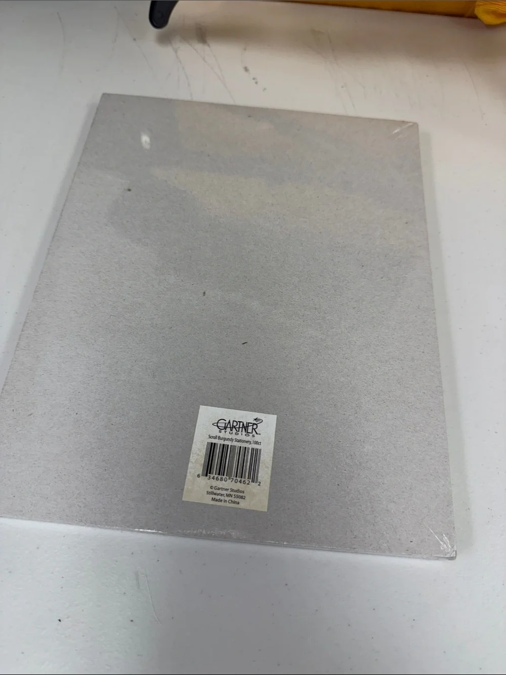 Gartner Studios Stationery Decorative Paper - Brown Scroll Design 100 count new